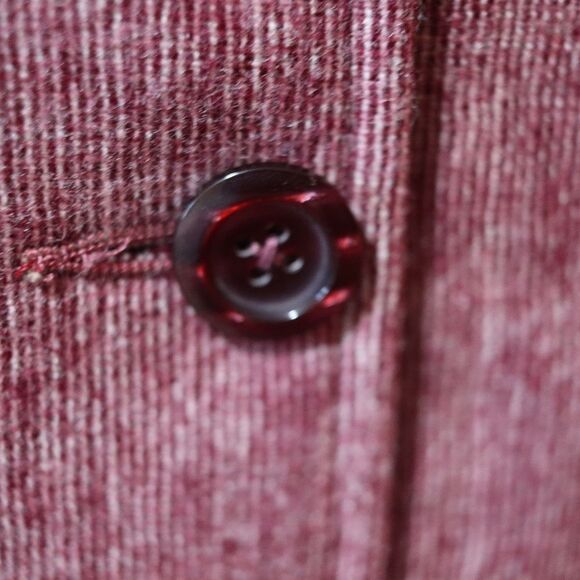 Horny Berry Vintage Purple Textured Pantsuit Jacket & Pants Professional LG - Picture 4 of 16